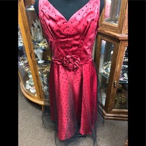 Stop Staring 2X red vintage style dress New #1526